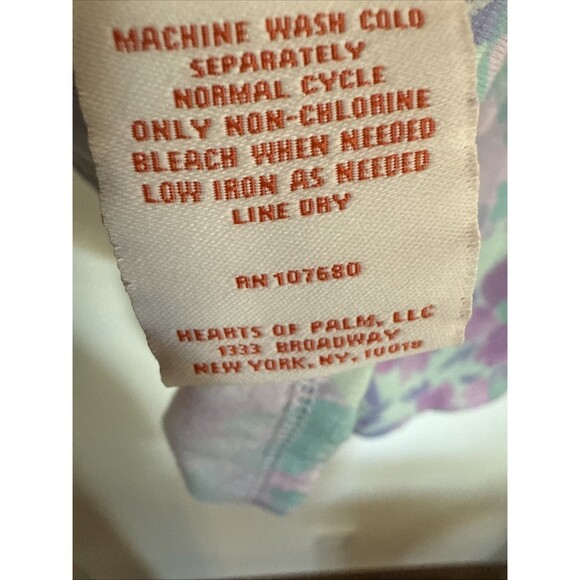 HEARTS OF PALM Women's X-Large  Pullover Short Sleeve T-Shirt MSRP $50 Pastel - Picture 7 of 7